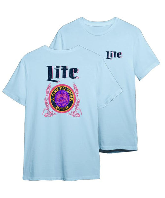 Miller Lite Graphic T-shirt 2--side - Styles For Every Taste - Fit For All Sizes - Functional Fashion - Gender Fluid Fashion - Colorful Varieties