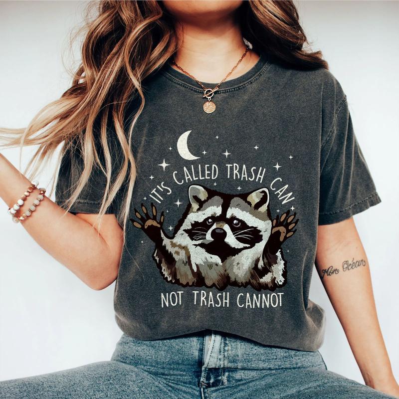 Raccoon Shirt Funny, Inspiration Tee, Motivational Tshirt, Gifts for Him Her, Raccoon Lover Shirt, Funny Raccoon T-Shirt, Animal Lover Gift, Meme T-Sh