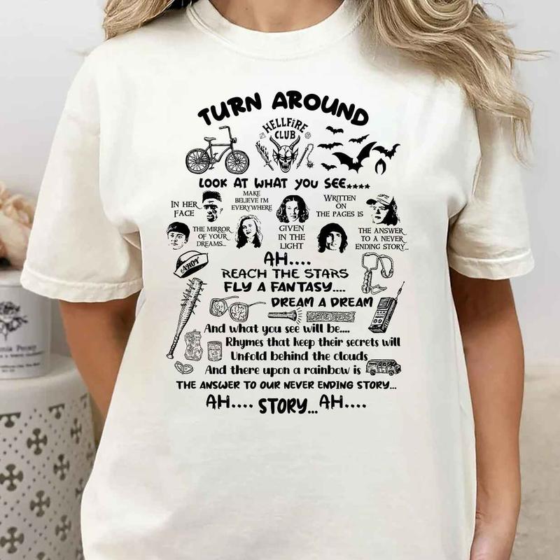 Never Ending Story T Shirt, Things T Shirt, Movie Stranger T Shirt Sweatshirt Hoodie .