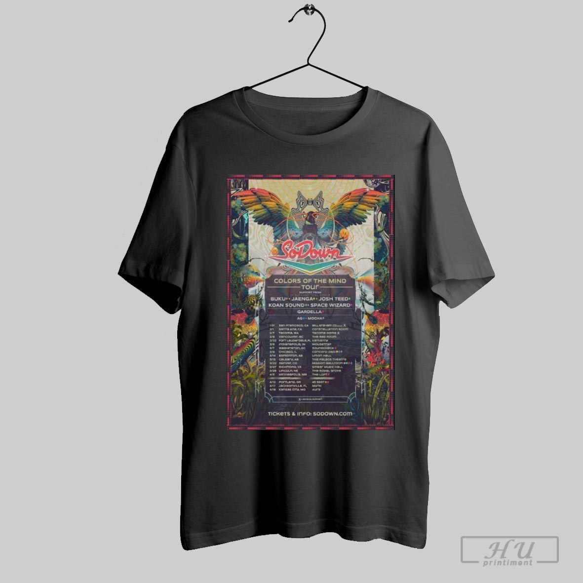 Sodown Colors Of The Mind Tour 2025 Shirt