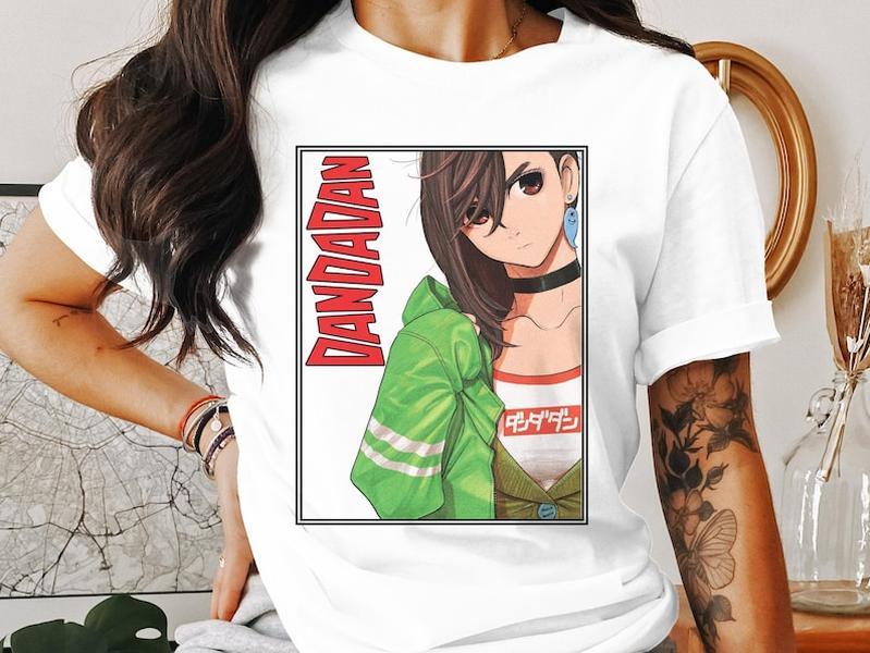 Dandadan Shirt, Momo Ayase, Momo Shirt, Ayase Tee, Anime Shirt, Funny Vintage Cotton T-shirt