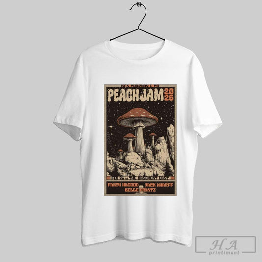 Poster Peach Jam Shows At The Basement East Nashville Tn February 21 2025 T Shirt