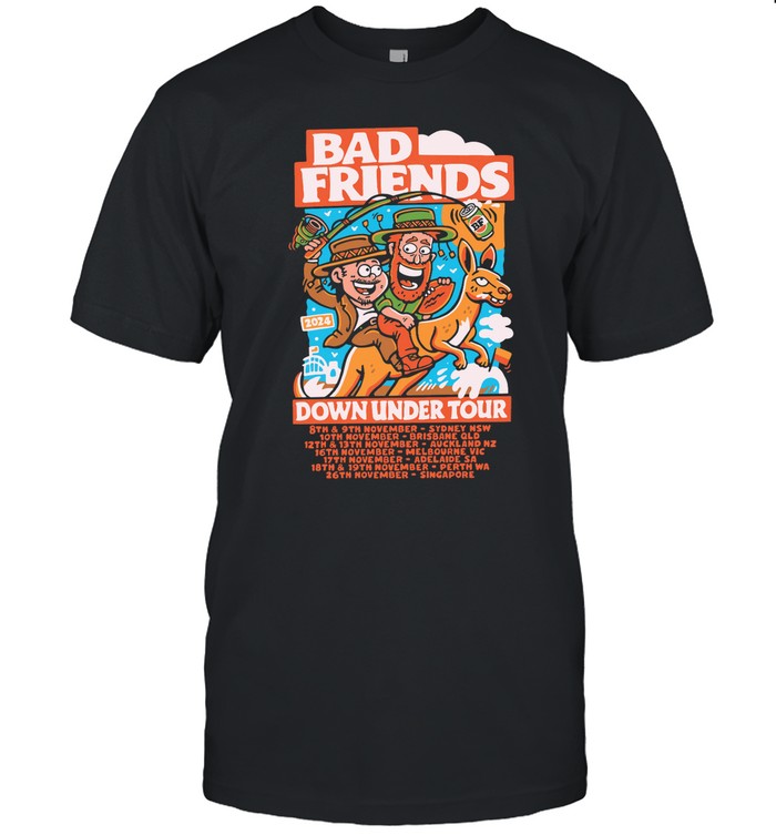 Bad Friends Down Under Tour 2024 T-Shirt