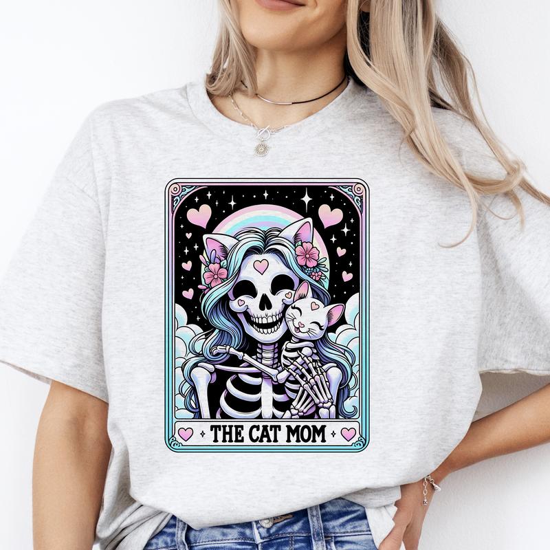 Tarot Card T-Shirts Mom Life - Print is Sublimation, Unisex T-Shirt, Funny Tee, t Idea, Relaxed Fit, Cute Top, Great with Jeans, Womenswear Graphic