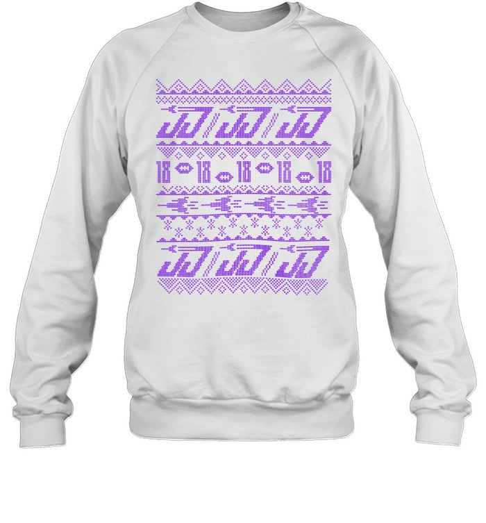 Justin Jefferson Holiday Sweatshirt