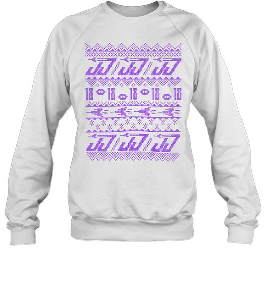 Justin Jefferson Holiday Sweatshirt