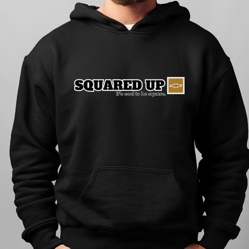 80s Chevy Silverado Hoodie For Him | Square Body Fan Hoodie, It's Cool To Be Square Hoodie, Bright Colors, Find Your Signature Look, Menswear Unisex
