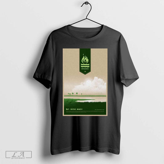 Poster Hot Water Music 30th Anniversary 2024 Tour t-shirt