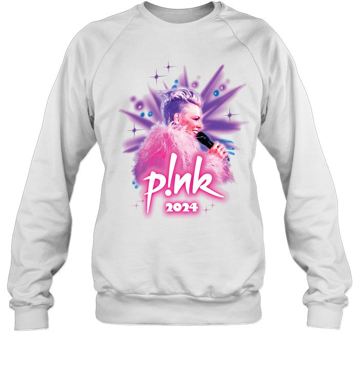 Pink Airbrushed 2024 Tour Shirt_1