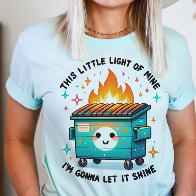 Little Ray Of Pitch Black SunshineTshirt Skull Just Dill With It Pickle Tshirt Little Light Dumpter Fire Tee  Ice Queen Skull Tshirt  Tshirt Funny Wor