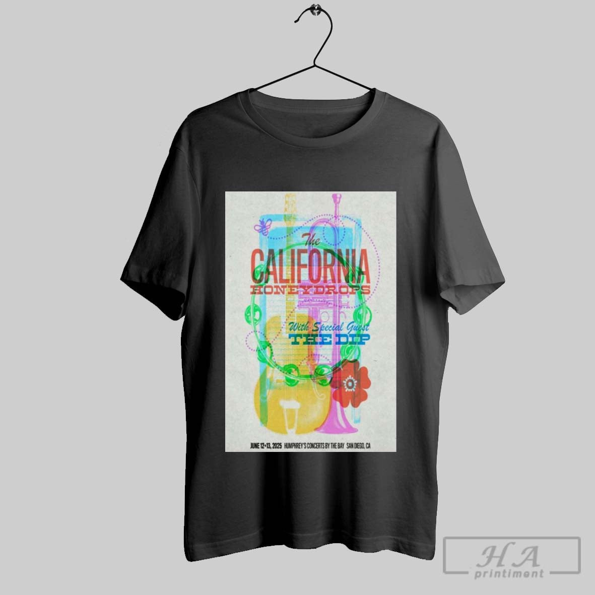 Poster The California Honeydrops June 12 13 2025 Humphreys Concerts By The Bay In San Diego Ca T Shirt