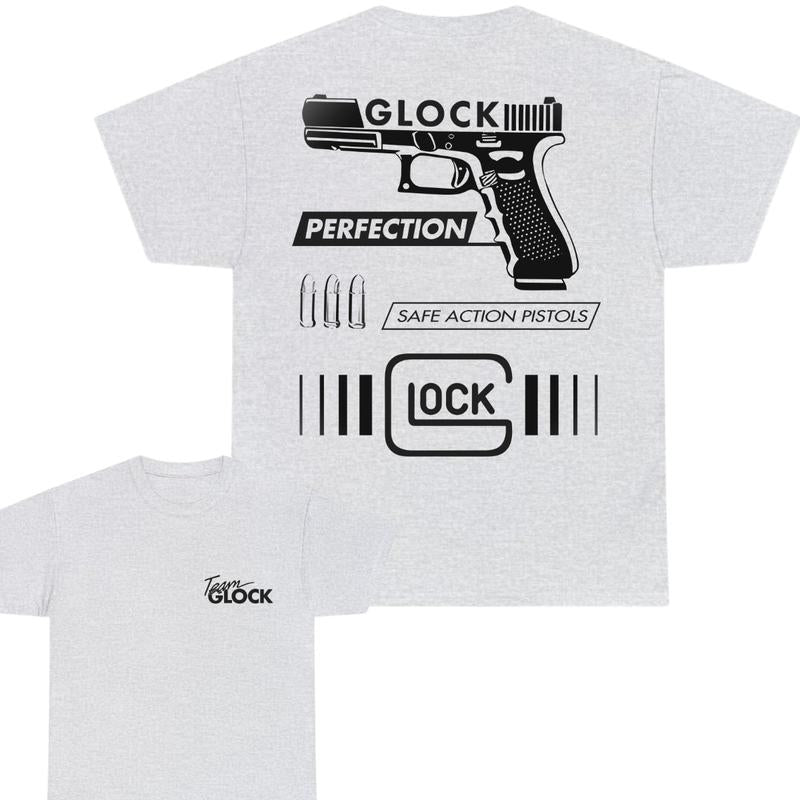 Team Glock T-shirt - IN GLOCK WE TRUST - TEAM GLOCK - 2 Side - Glock Shirt - Menswear - Womenswear - Unisex Tee