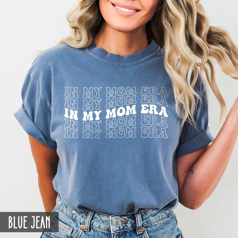 sÃ‚Â® In my MOM Era Shirt, Cute Mothers Day Shirt, Oversized Trendy Mama t-shirt, Cute Retro Mom Shirt, Mommy Shirt, Gift for Mom, New Mother from daught