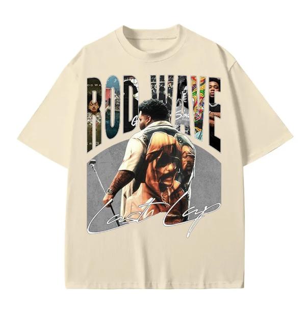 Rod Wave Last Lap Tour 2024 tshirt, Gift for Fans Cotton Menswear