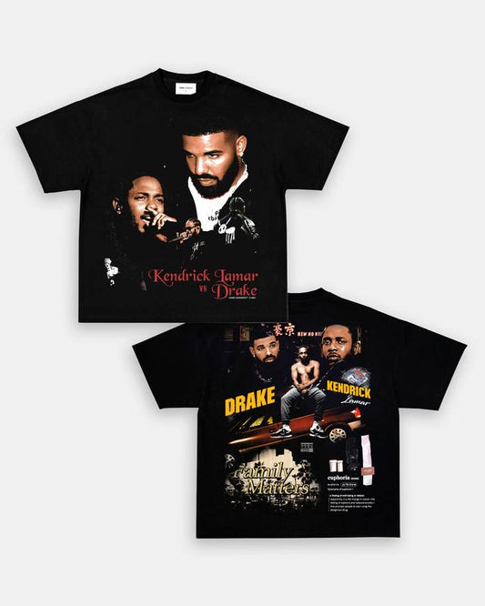 DRAKE VS KDOT TEE - [DS] , Free Shipping, Unisex T-Shirt, Sweatshirt, Tour shirt, Rapper Shirt, Graphic Shirt, big face tee,