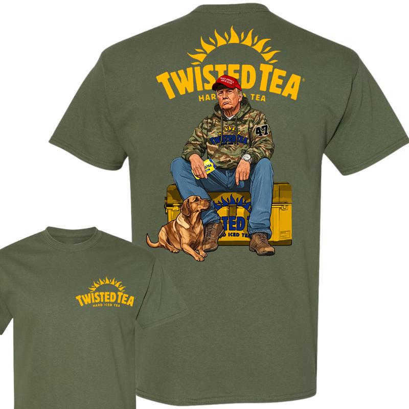 Twisted Teaa Trump Hunting Camo Unisex shirt, Trump won 47th president Election 2024 shirt, Twisted Teaa Fuel Hand Drill Dog Hunt Tee, Trump With Loca