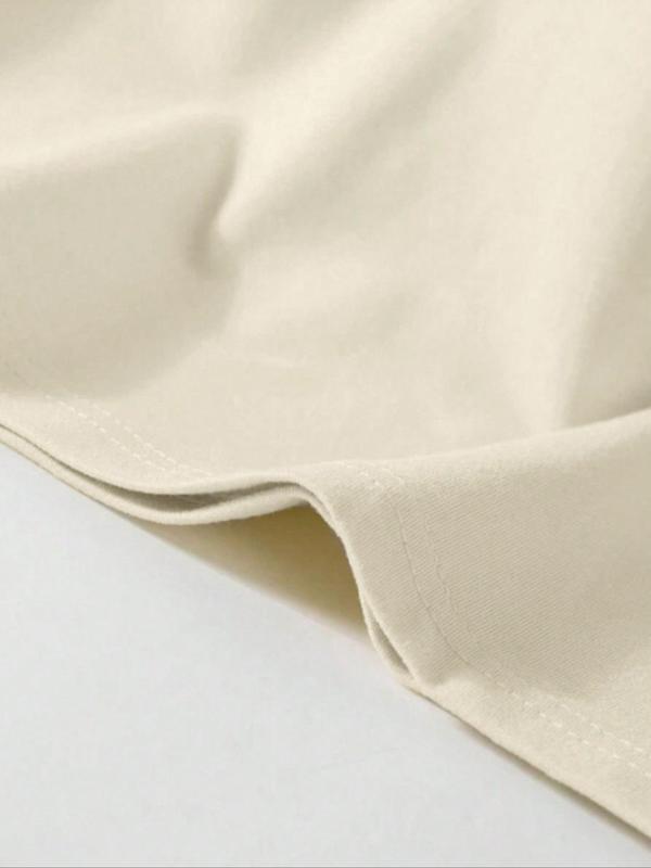 Men's Letter & Anime Cartoon Figure Print Drop Shoulder Tee, Regular FitÂ Casual Short Sleeve Round Neck T-Shirt for Summer, Men'sÂ Streetwear Top for Daily Wear, Graphic Tees,Â Summer Clothes