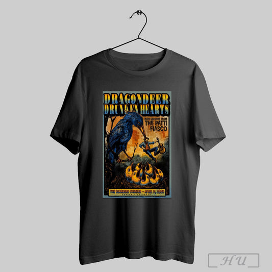 Poster Dragondeer And Drunken Hearts April 11 2025 Bluebird Theater Denver Co T Shirts Sweatshirt