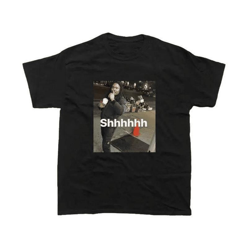 Lucki Shhhhhh Graphic TShirt, Meme Shirt, Funny Shirt, Rapper Shirt, Unisex Cotton Graphic Shirt