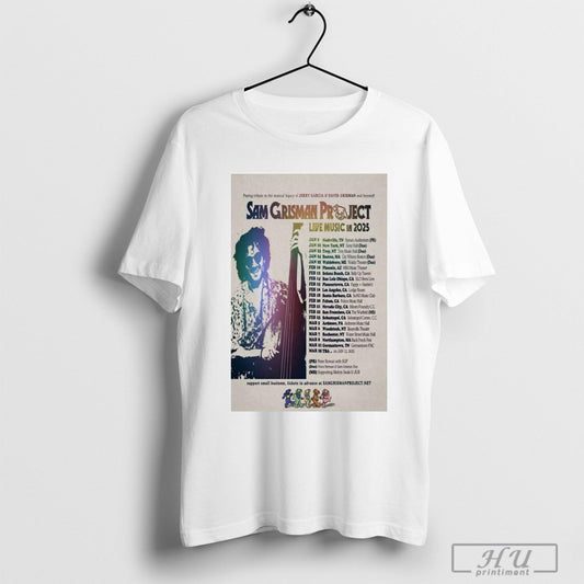 Sam Grisman Project Live Music In 2025 Tour T Shirt