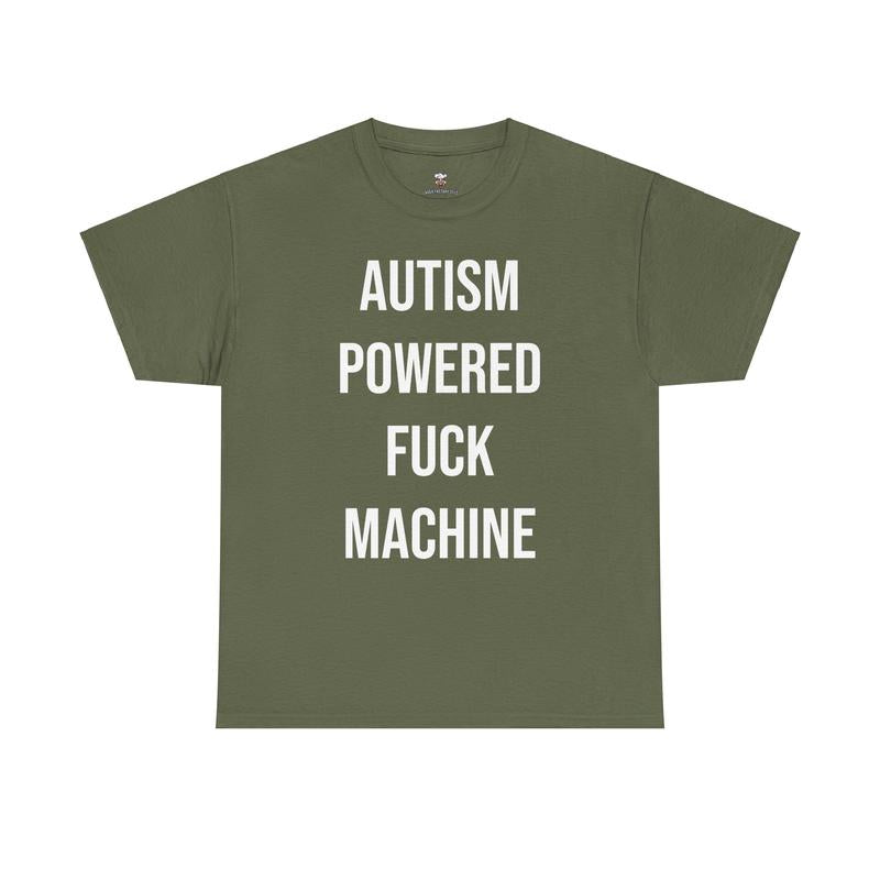 Autism Powered Tee - Funny Cotton Streetwear Tshirt