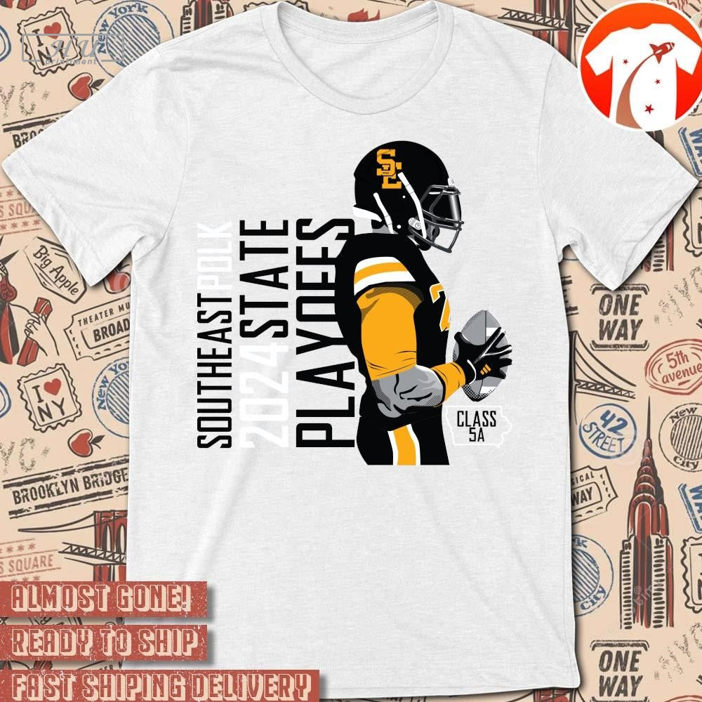 Southeast Polk High School 2024 State Playoffs Class 5A Graphic T-shirt