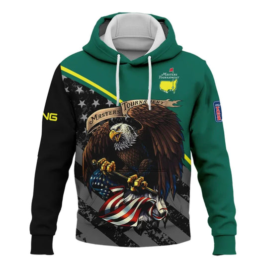 Special Version Golf Masters Tournament Ping Hoodie Shirt Egale USA Green Color Golf Sports All Over