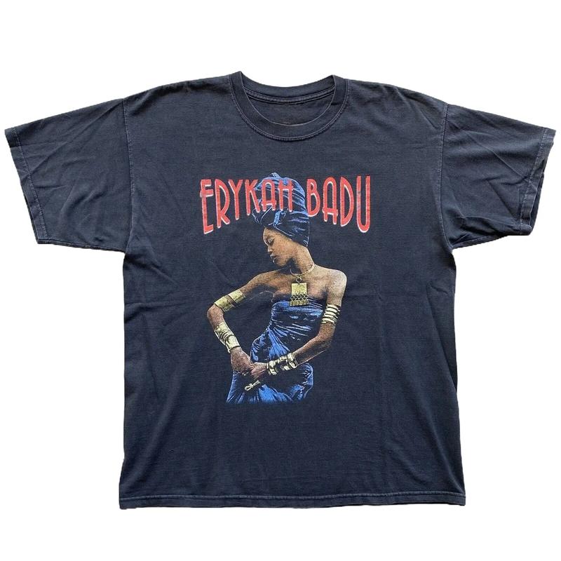 Vintage 2001 Erykah Badu Tour T Shirt  Musiq Talib Kweli Rap Tee, Gift for her, Gift for him Cotton Menswear Cotton Menswear