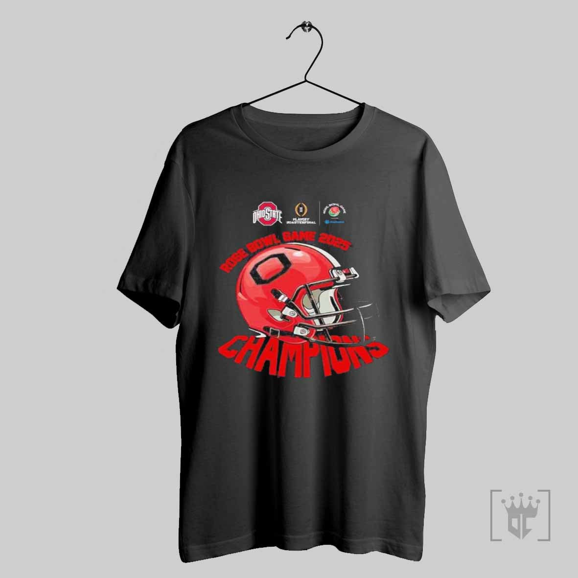 Rose Bowl Game Presented By Prudential Cfp Quarterfinal 2025 Champions Ohio State Buckeyes T Shirt