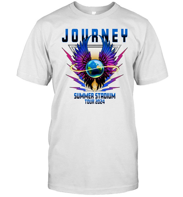 Journey 2024 Summer Stadium Tour Raglan T Shirt