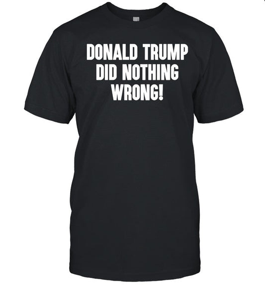 Donald Trump Did Nothing Wrong Laura Loomer T-Shirt