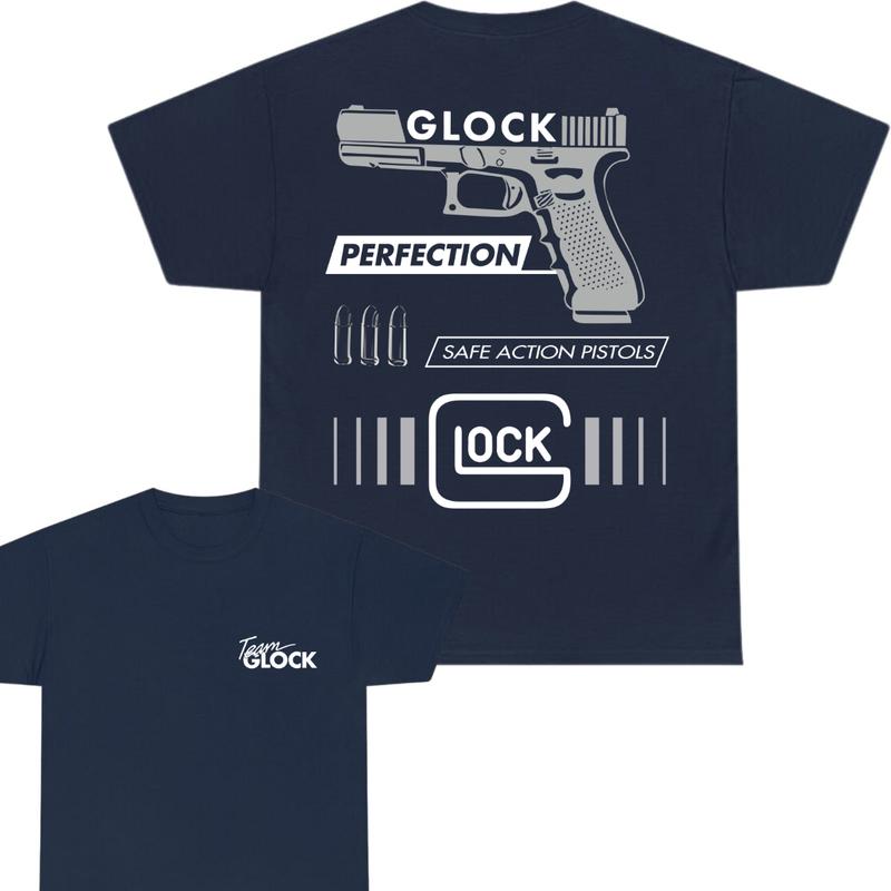 Team Glock T-shirt - IN GLOCK WE TRUST - TEAM GLOCK - 2 Side - Glock Shirt - Menswear - Womenswear - Unisex Tee