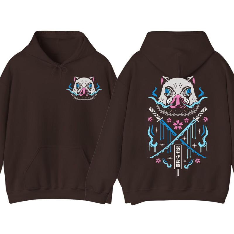 Demon Slayer, Inosuke Demon Hoodie DRG, 90s Slayer Style drg, Anime Hoodie DRG, Graphic Anime Hoodie, Anime Lovers Hoodie drg, Special Hoodie drg, Anime Manga Hoodie, Gift For Fans, Gift For Men, Gift For Women.