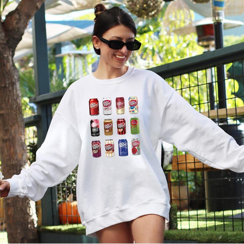 Trendy Dr. Pepper Sweatshirt - Perfect Gift for Soda Lovers