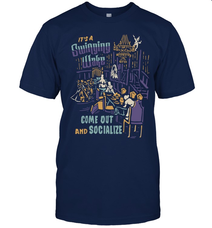 Main Street Tourist Happy Haunts It's A Swinging Wake T Shirt