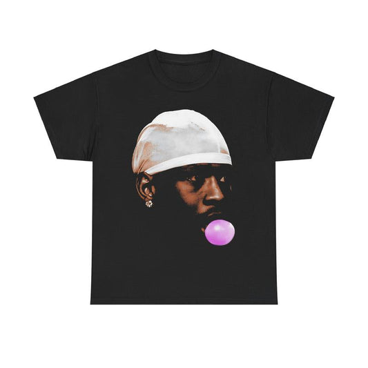 Mike Chewing Gum Retro Vintage 90s Styled Graphic T-Shirt Ball Fan Basketball Legend Tee Casual Classic Cotton Menswear Top