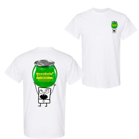 Buzzball Doodlebob T-shirt, Doodlebob Shirt, Buzzball Shirt, Double Sided Graphic Printed Unisex Classic Comfort Cotton T-Shirts For Men And For Women