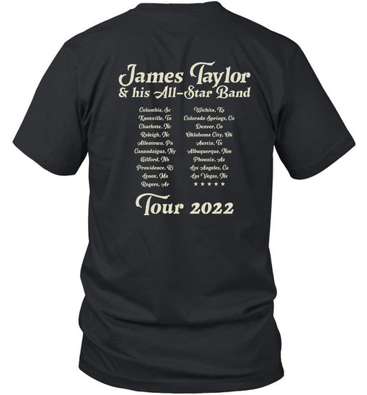 James Taylor & All-Star Band Tour 2022 T-Shirt
