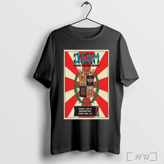 Poster Denm Observatory in Santa Ana CA January 31 2025 T-shirt