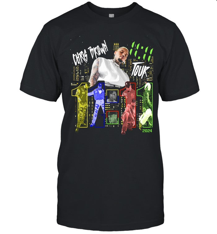 Chris Brown 11 11 City Tour 2024 Shirt