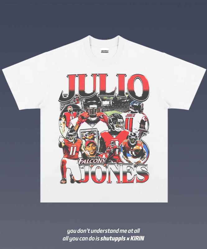 JULIO JONES 1.0 VINTAGE TEE  UNISEX GRAPHIC T-SHIRT
