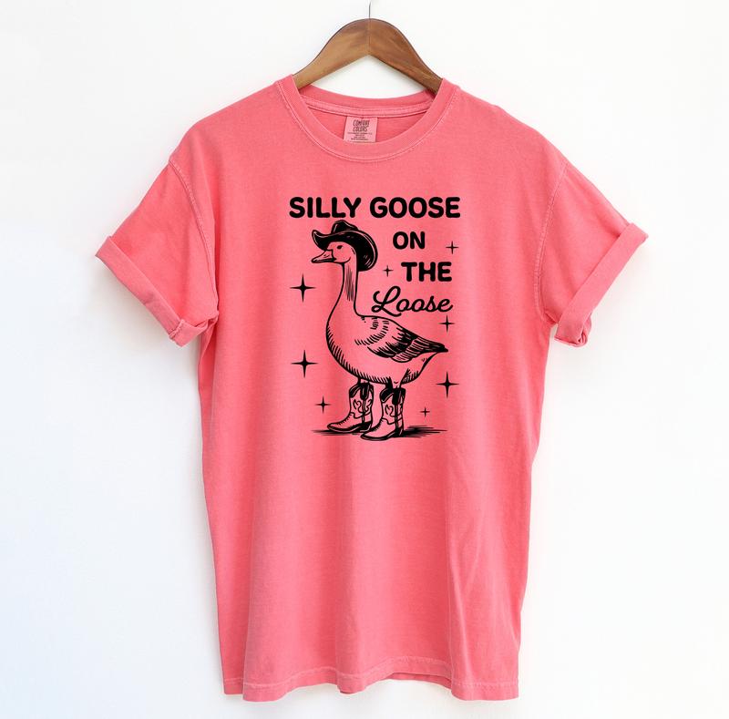 Silly Goose On The Loose Shirt, Funny Comfort Colors TShirt