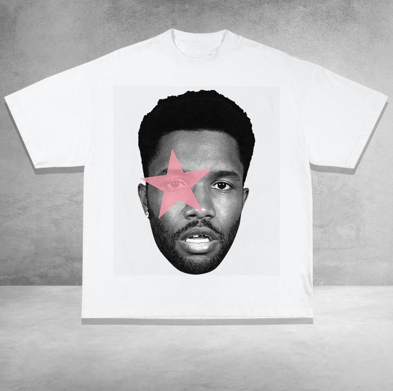 Frank Pink Star Rap Graphic Tee Shirt