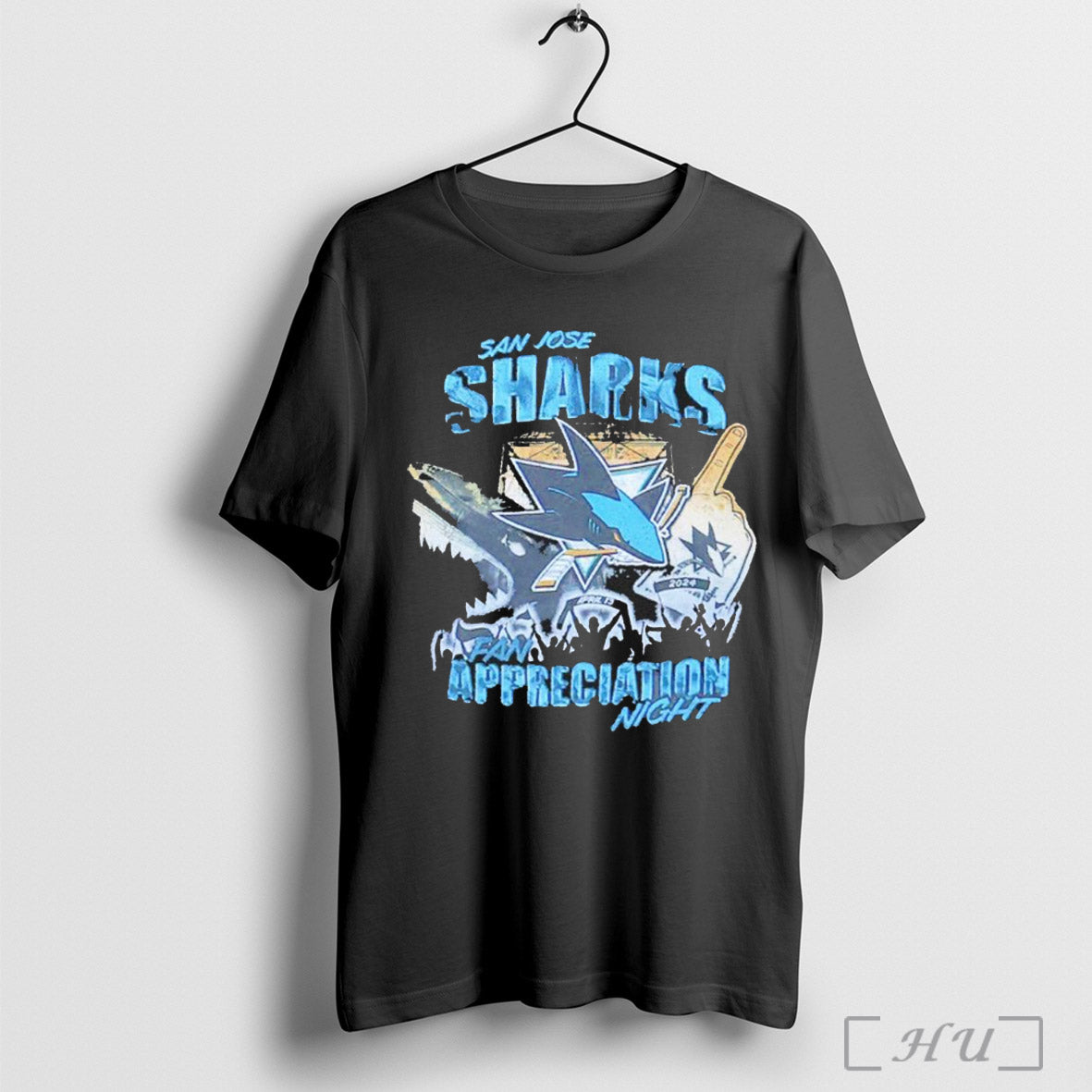 San Jose Sharks Fan Appreciation Night 2025 T Shirt Sweatshirt