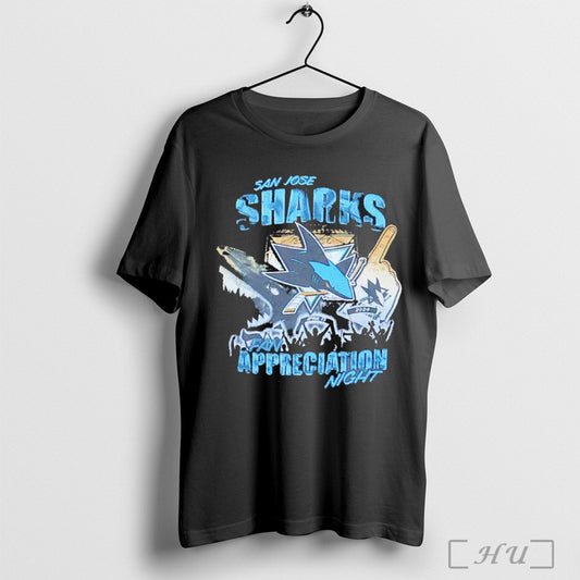 San Jose Sharks Fan Appreciation Night 2025 T Shirt Sweatshirt