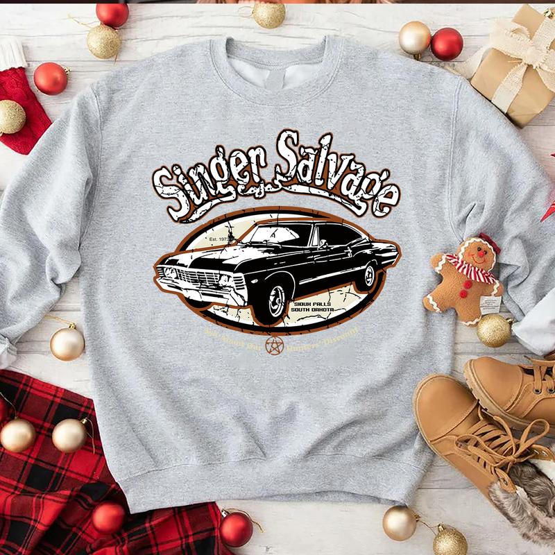 Vintage Supernatural Sinngger Salvaagge Shirt, Gift For Woman and Man Unisex T-Shirt Sweatshirt HoodieQuotes Casual Cotton
