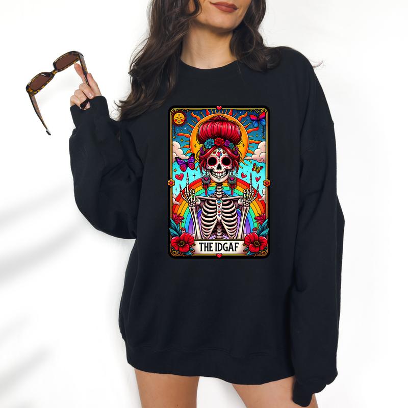 Tarot Card Sweatshirts Round 2 - DTF Print Unisex T-Shirt, Funny Tee, Funny Apparel, Gift Idea, Relaxed Fit, Casual Apparel, Cute Top, Great with Jean