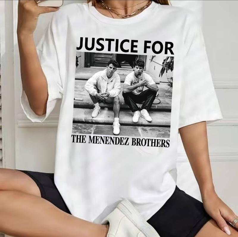 Justice For The Menendez Brothers Graphic Shirt Unisex, Lyle and Erik Menendez Shirt Unisex, Vintage T Shirt Unisex, Menendez Brothers & W Sweatshirt Hoodie Unisex