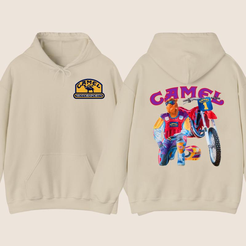 Camel Super Cross Vintage Hoodie & Crewneck, Camel Super Cross Racing 1993 Hoodie &  Sweatshirt, For Men & Women Classic Menswear