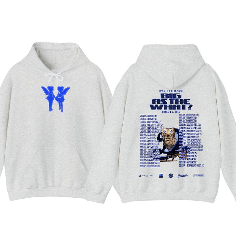 Drake For All The Dogs Scary Hours Edition Album Cover Itâ€™s All A Blur Big As The What Tour 2024 Unisex Hoodie dandy hoodie